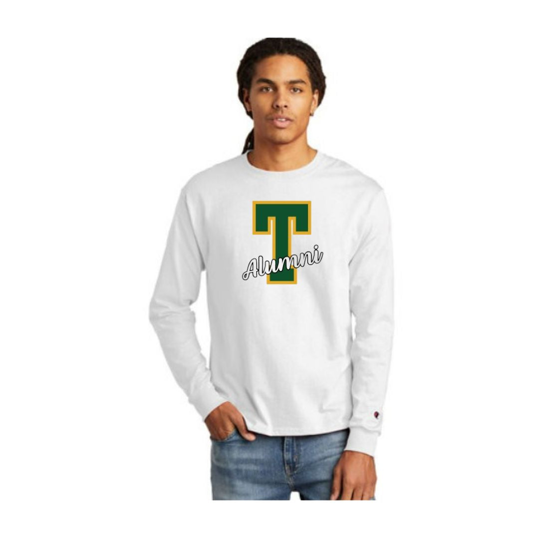 White Throwback Long-Sleeve Shirt